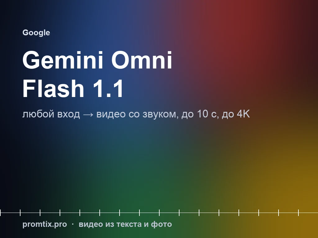 Gemini Omni: что это, версии Flash, 1.1 и Pro, цены и как пользоваться в России без VPN