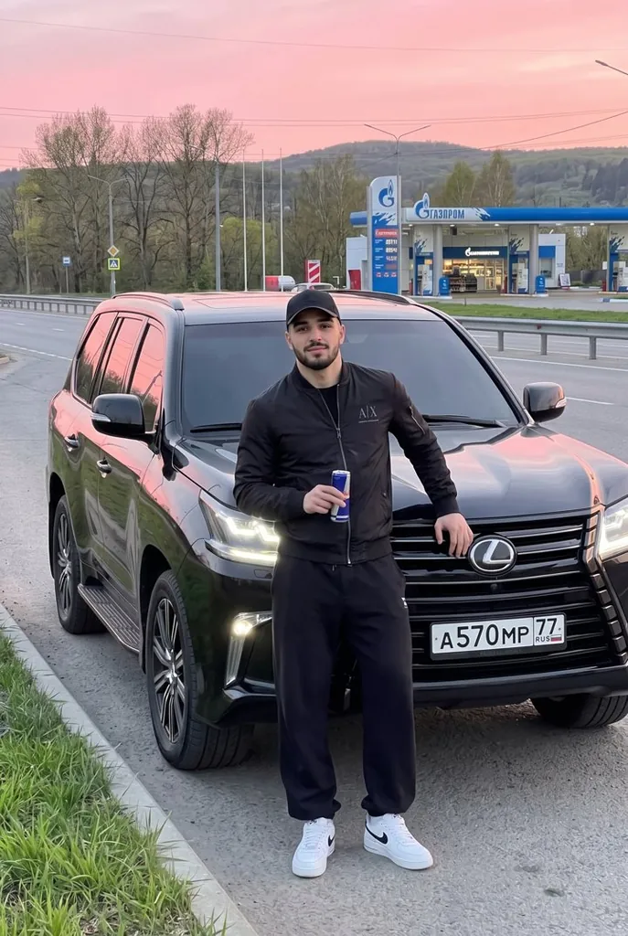 Lexus LX на закате На стиле: Lexus LX на закате