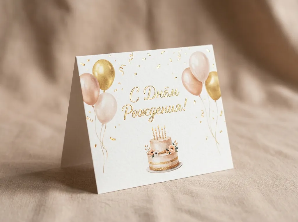 Открытка: День рождения