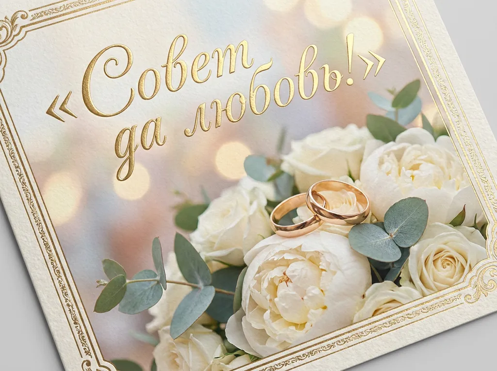 Открытка: Свадьба