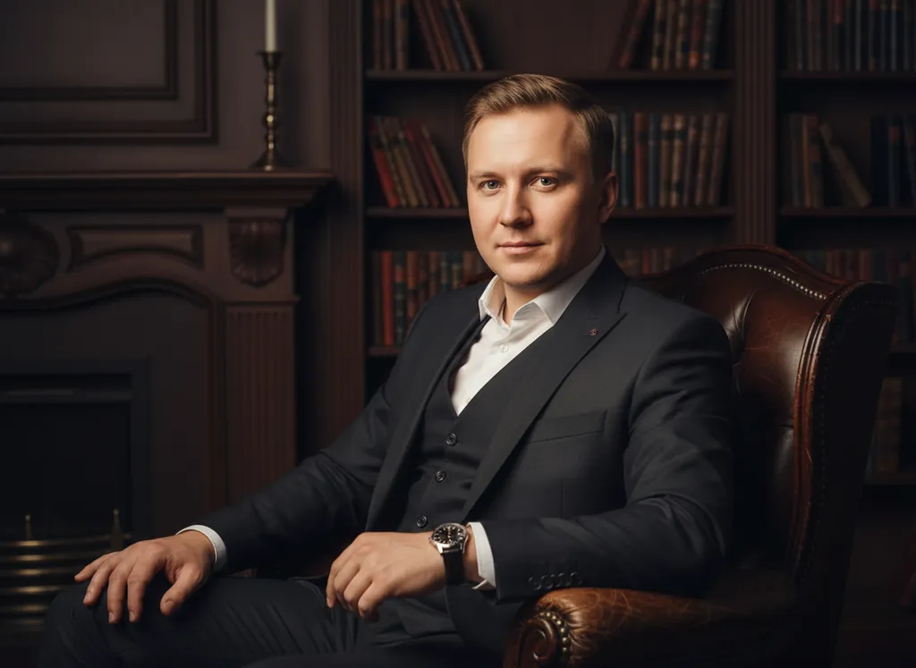 Джентльмен в кресле