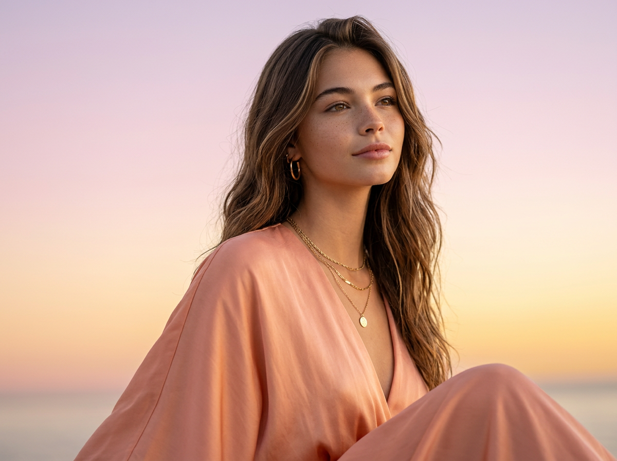 Фотосессия в платье — Весенний рассвет VOGUE