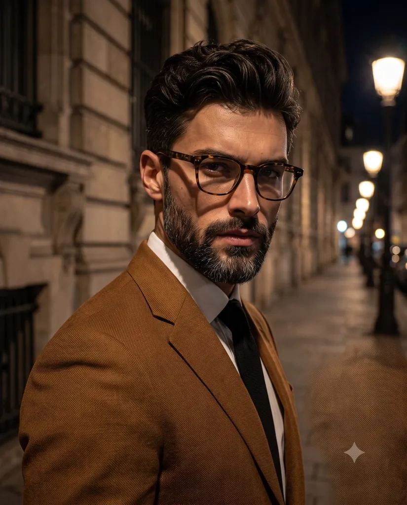 Мужская фотосессия: Вечерний город
