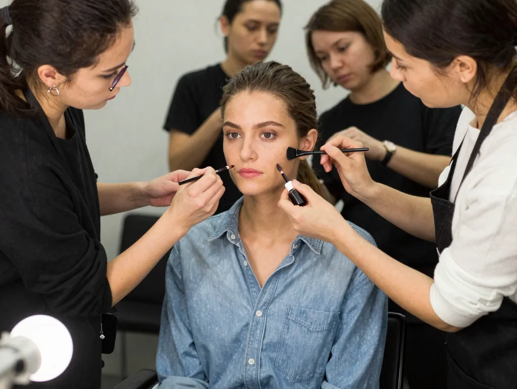 Vogue за кулисами: пример кадра по промту