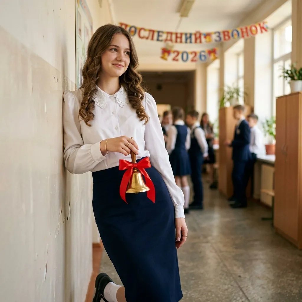 Последний звонок (колокольчик) Выпускной портрет: Последний звонок (колокольчик)
